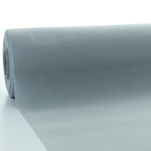 Sovie HORECA Airlaid Tischdeckenrolle | Tischtuch Tischdecke Einweg | 118 cm x 40 m | 1 Stück (Grau) von Sovie HORECA