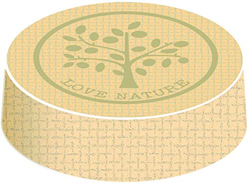 Sovie HORECA Glasabdeckung aus hochwertigem Karton | PaperCap Trinkschutz Biergarten Gartenfest | 200 Stück | Ø 74 mm | Nature in Grün von Sovie HORECA