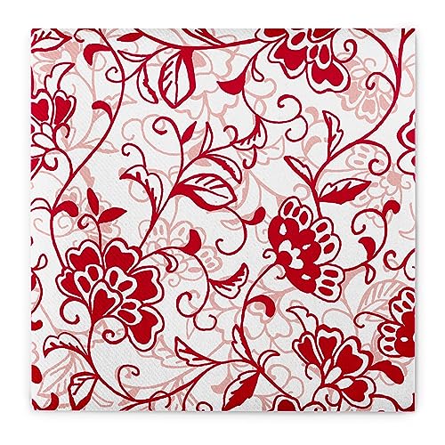 Sovie HORECA Linclass® Airlaid Serviette 40 x 40 cm | Serviette stoffähnlich | praktische Einmal-Serviette für Hochzeit oder Partys | Liv | 50 Stück (Bordeaux) von Sovie HORECA