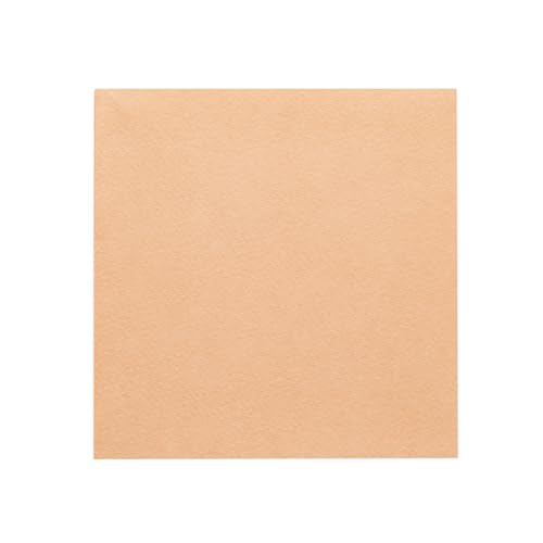 Sovie HORECA Linclass® Airlaid Tischdecke 80x80 cm, Mitteldecke stoffähnlich, praktisches Einmal-Tischtuch, edle Tischdeko, 20 Stück, Aprikot-Orange von Sovie HORECA