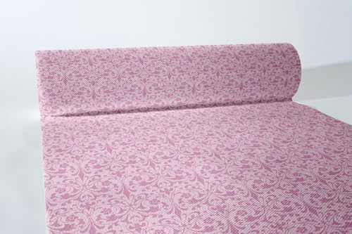 Sovie HORECA Linclass® Airlaid Tischläufer Janet | Rosa | Ornamentik Design für Hochzeiten und Feste | 40cmx24m | 1 Stück von Sovie HORECA