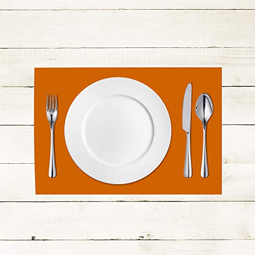 Sovie HORECA Linclass® Airlaid Tischset 40 x 30 cm | stoffähnliches Platzset | Einweg-Platzdeckchen für Events | Platzmatten für edle Tischdeko | 100 Stück | Terrakotta-Orange von Sovie HORECA