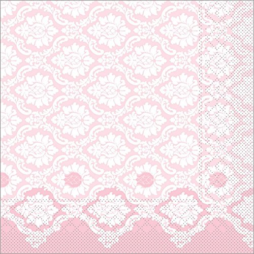 Sovie HORECA Serviette Mandy | Tissue-Servietten 40x40 cm | saugstarke und hochwertige Einweg-Servietten | ideal für Hochzeit & Feiern | 100 Stück | Altrosa von Sovie HORECA