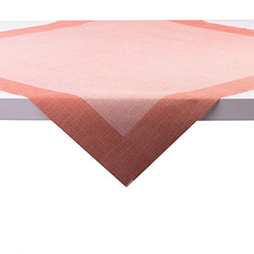 Sovie HORECA Airlaid Tischdecke Mailand in Terrakotta - 80 x 80 cm - 20 Stück - Design in Leinenstruktur - Ideal für Gastronomie & Events von Sovie HORECA