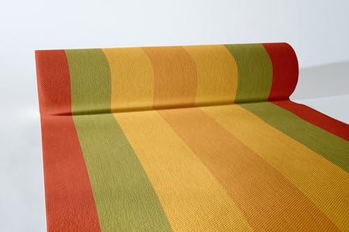 Sovie HORECA Tischläufer Britta | Linclass® Airlaid 40cm x 24m | Streifen Herbst bunt | 1 Stück Terrakotta von Sovie HORECA