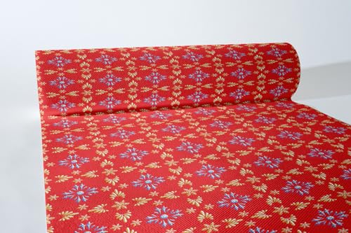 Sovie HORECA Weihnachts-Tischläufer | Xmas Weihnachten Tischdeko |aus Linclass® Airlaid | 40 cm x 24 m | 1 Stück | Scarlett (Rot-Blau) von Sovie HORECA