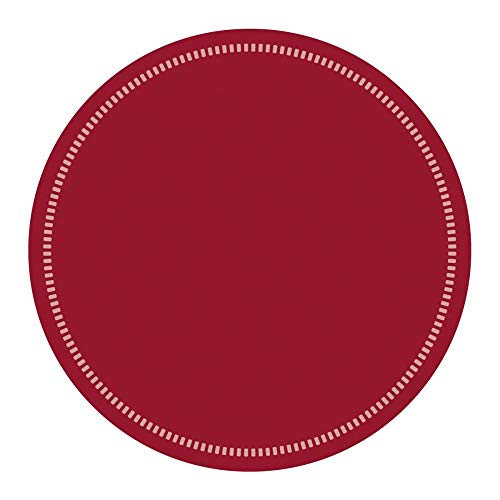 Tassendeckchen Basics aus Tissue 9-lagig | Untersetzer Einweg perfekt für Gastronomie | Ø 90 mm | 250 Stück | (Bordeaux) von Sovie HORECA