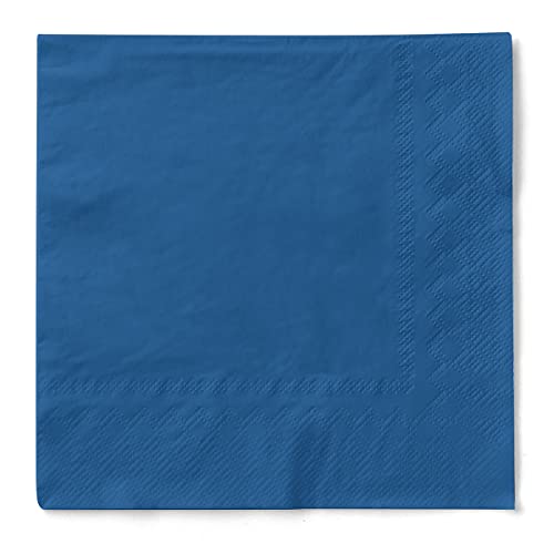Sovie HOME Tissue Serviette Uni | vielfältig einsetzbar und kombinierbar | 40 x 40 cm | 20 Stück | (Blau) von Sovie Home