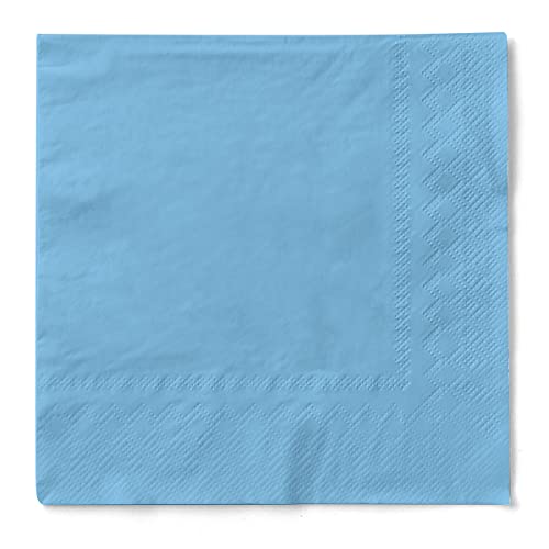 Sovie HOME Tissue Serviette Uni | vielfältig einsetzbar und kombinierbar | 40 x 40 cm | 20 Stück | (Hellblau) von Sovie Home