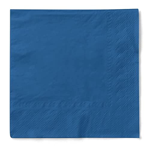 Sovie HOME Uni Tissue Servietten Blau | 33x33cm | saugstark und hochwertig | vielseitig kombinierbar | 20 Stück von Sovie Home
