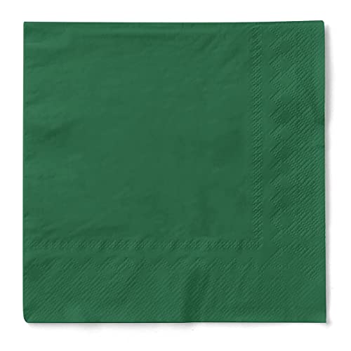 Sovie HOME Uni Tissue Servietten Grün | 33x33cm | saugstark und hochwertig | vielseitig kombinierbar | 20 Stück von Sovie Home