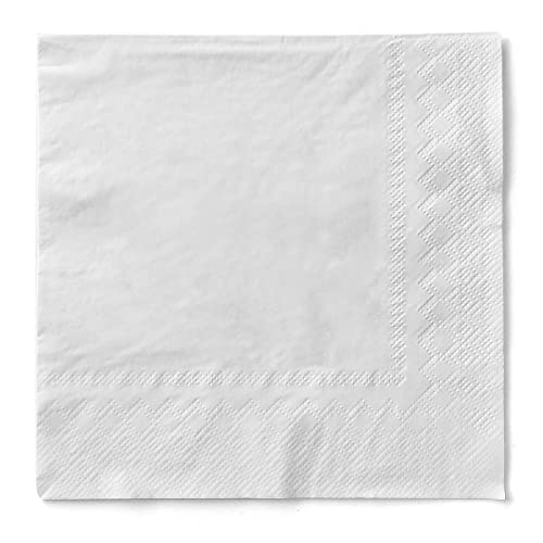 Sovie HOME Uni Tissue Servietten Weiß | 33x33cm | saugstark und hochwertig | vielseitig kombinierbar | 20 Stück von Sovie Home