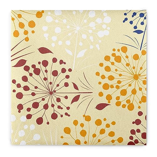 Sovie Home Serviette ERNA | Airlaid-Servietten 40x40 cm | hochwertige Einweg-Servietten | extrem saugstark & stoffähnlich | 12 Stück (Creme-Bordeaux) von Sovie Home