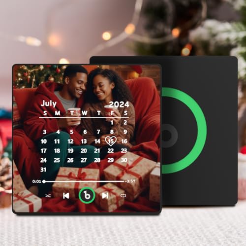 Personalisierter Spotify Fotomagnet Personalisierte Album Musik Kühlschrankmagnet Sich Selbst Gestalten Spielen Lider Weinachten Jahrestag Dekoration Geschenke für Freundin Freund Paar von Soview