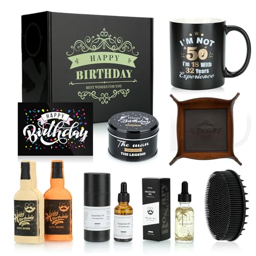 Sovyime 50 Geburtstag Mann Geschenke zum 50 Geburtstag Mann, 50. Geburtstag Mann Lustige, Geschenke 50 Geburtstag Mann, Geburtstag 50 Mann, Papa Ehemann Opa Freund 50. Geburtstag Kaffeetassen Set von Sovyime