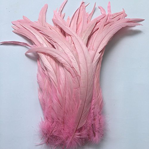 Sowder Schwanzfedern vom Hahn 11-14inch(27-35cm) Lengh Packung 50pcs(Rose) von Sowder