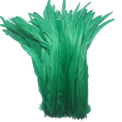 Sowder Schwanzfedern vom Hahn 11-14inch(27-35cm) Lengh Packung 50pcs(dunkelgrün) von Sowder