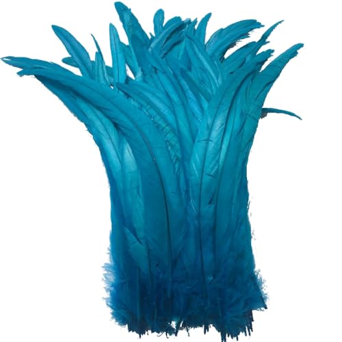 Sowder Schwanzfedern vom Hahn 11-14inch(27-35cm) Lengh Packung 50pcs(türkis) von Sowder