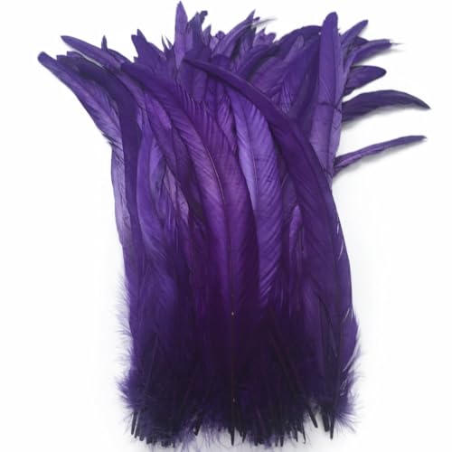 Sowder Schwanzfedern vom Hahn 11-14inch(27-35cm) Lengh Packung 50pcs(violett) von Sowder