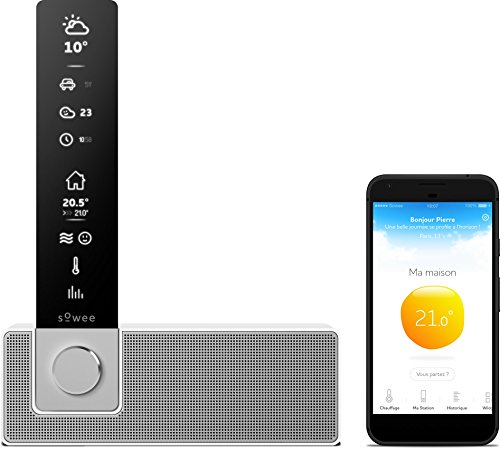 Sowee KITSTAELEC02A Smart Station für elektrische Heizungen mit Amazon Alexa Thermostat angeschlossen, grau von Sowee