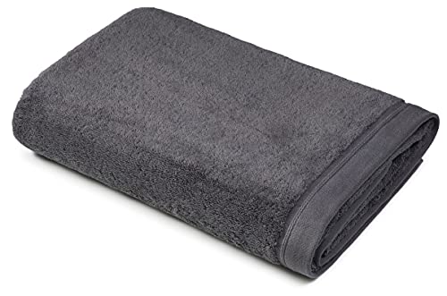 Sowel® Premium Badetuch 100x150 cm, Handtuch aus 100% Bio-Baumwolle, Hergestellt in Portugal, Anthrazit von Sowel