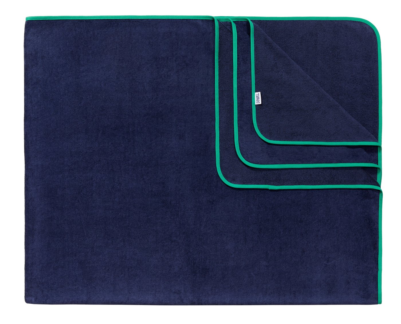 Sowel Strandtuch XXL - Together Towel -, 200x160 cm, Badetuch, 100% Bio-Baumwolle, Flauschig von Sowel