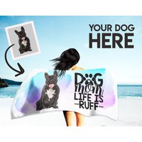 Personalisiertes Hundetuch, Handtuch, Strandtuch, Strandtuch von SoxyStudio