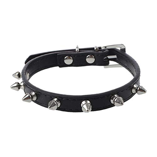 Soymilk Hundehalsband Hunde Halsband Belt Halsbaender schwarz einstellbar S von Soymilk