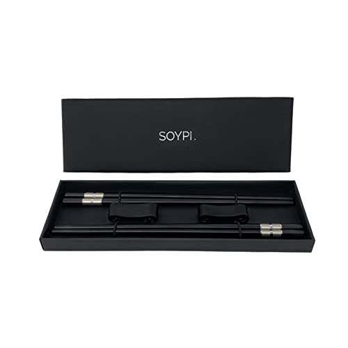 Soypi Essstäbchen aus Fiberglas - 2 Paar traditionelle chinesische Essstäbchen aus Fiberglas - Stäbchen Set in Geschenkbox - asiatische Stäbchen - wiederverwendbar - Chopsticks Soypi Essstäbchen aus Fiberglas - 2 Paar traditionelle chinesische Essstäbchen aus Fiberglas - Stäbchen Set in Geschenkbox - asiatische Stäbchen - wiederverwendbar - Chopsticks von Soypi