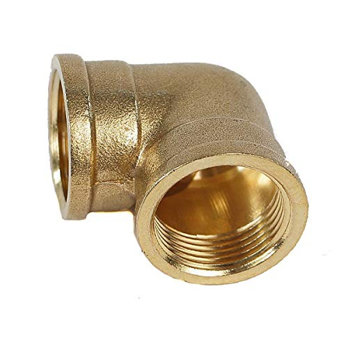 Muffe Gewinde in L Form mit Innengewinde 3/4' -3/4' IG aus Kupfer (Gewinde L5) von Soytich