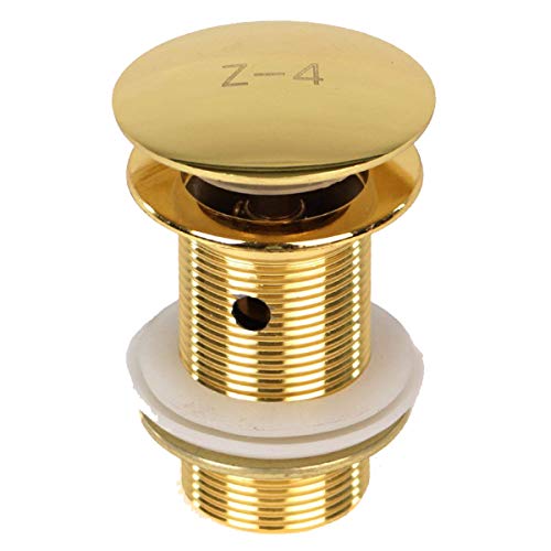 Soytich Ablaufventil Abfluss Ablauf Push Up, Waschbeck Waschtisch Click clack Push9-MU von Soytich