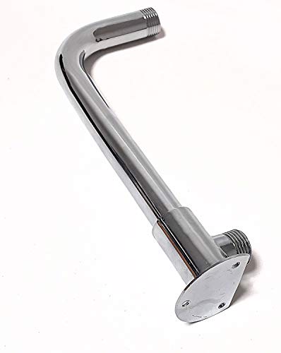 Soytich Wandscheibe und Wandarm in Verschiedene Varianten/länge Zulaufarm Wandanschluss., Form und Länge:Wandscheibe2+Arm 30cm von Soytich