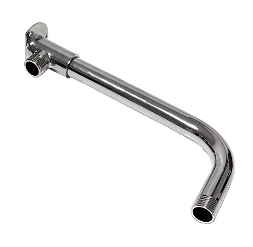 Soytich Wandscheibe und Wandarm in Verschiedene Varianten/länge Zulaufarm Wandanschluss., Form und Länge:Wandscheibe2+Arm 40cm von Soytich