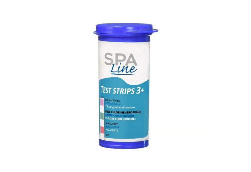 Spa-Line Pooltester SpaLine Test Strips 3+ Teststreifen 50 Wasserteststreifen für pH von Spa-Line
