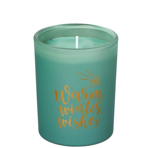 Duftkerze Weihnachten Forest Breeze - pine & cedar trees in Glas "Warm Winter Wishes" 45 h von Spaas