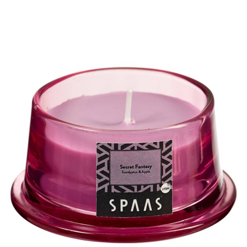 Duftkerze in Glas Eukalyptus & Apfel von Spaas