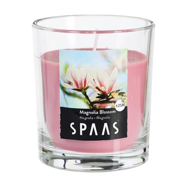 Duftkerze in Glas Magnolienbl?te 25H von Spaas