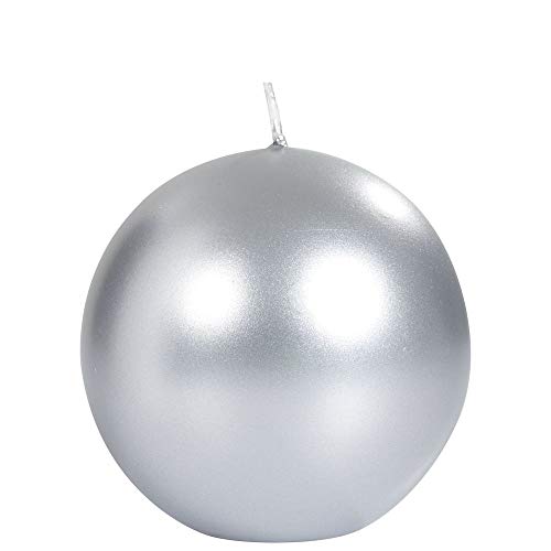 SPAAS Metallische Kugelkerzen 80 mm, ± 25 Stunden, ohne Duft - silber SPAAS Metallische Kugelkerzen 80 mm, ± 25 Stunden, ohne Duft - silber von Spaas