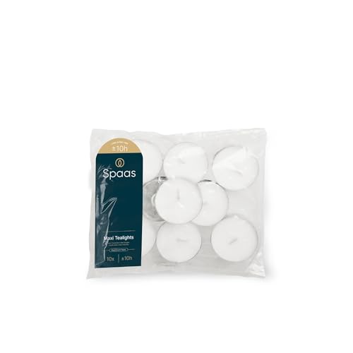 Spaas 12 Maxi Teelichtertüten Paraffinwachs Alubecher weiß Ø 58 x H 24 mm Spaas 12 Maxi Teelichtertüten Paraffinwachs Alubecher weiß Ø 58 x H 24 mm von Spaas