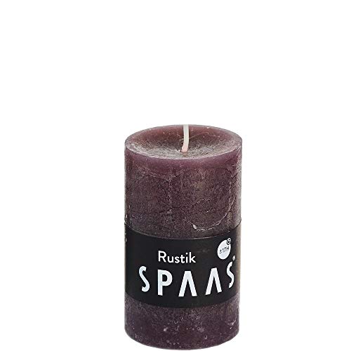 Spaas 12 Rustikale Stumpenkerzen ohne Duft, Paraffinwachs Warm Brown, D 48 mm x H 80 mm Spaas 12 Rustikale Stumpenkerzen ohne Duft, Paraffinwachs Warm Brown, D 48 mm x H 80 mm von Spaas