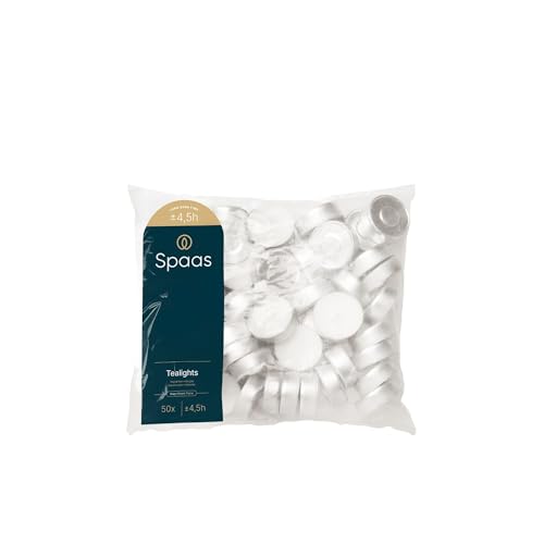 Spaas 12 Teelichtertüten Paraffinwachs Alubecher weiß Ø 39 mm x H 13,5 mm Spaas 12 Teelichtertüten Paraffinwachs Alubecher weiß Ø 39 mm x H 13,5 mm von Spaas