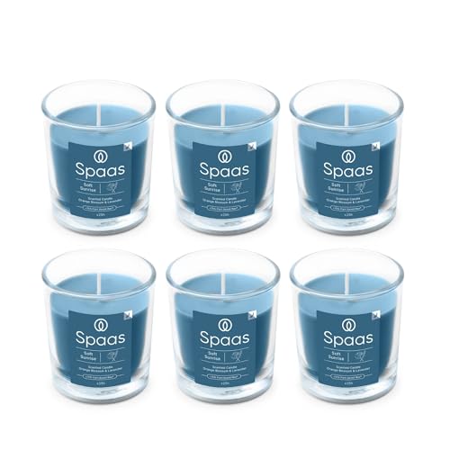 Spaas 6 x Duftkerze 25 Stunden Soft Sunrise von Spaas