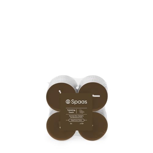 Spaas Maxi-Duft-Teelichter, flach verpackt, 10 Stunden, funkelnde Haptik, 8 Stück Spaas Maxi-Duft-Teelichter, flach verpackt, 10 Stunden, funkelnde Haptik, 8 Stück von Spaas
