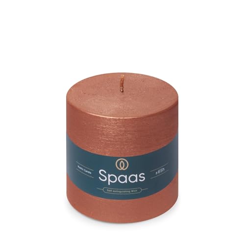 Spaas Metallische Stumpenkerze 100/100 mm - lachs Spaas Metallische Stumpenkerze 100/100 mm - lachs von Spaas