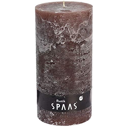 Spaas Rustikale Stumpenkerze 100/200 mm, ± 120 Stunden, ohne Duft - Taupe Spaas Rustikale Stumpenkerze 100/200 mm, ± 120 Stunden, ohne Duft - Taupe von Spaas
