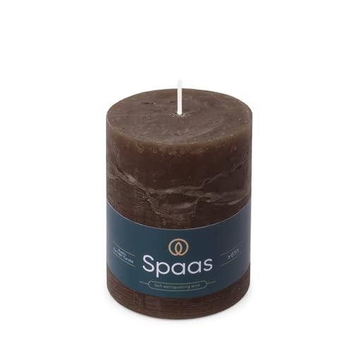 Spaas Rustik-Stumpenkerze Kerze, 80/110 mm, 65h, dunkelbraun Spaas Rustik-Stumpenkerze Kerze, 80/110 mm, 65h, dunkelbraun von Spaas