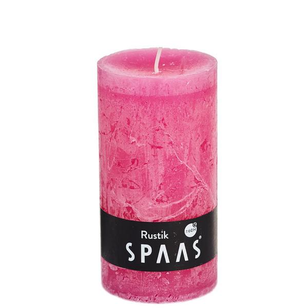 Stumpenkerze Fuchsia Rustic 13x7 cm Stumpenkerze Fuchsia Rustic 13x7 cm von Spaas