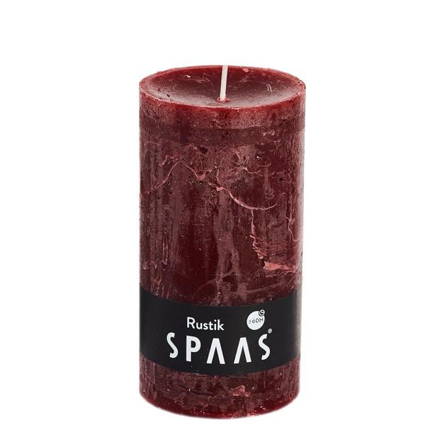 Stumpenkerze Weinrot Rustic 13x7 cm Stumpenkerze Weinrot Rustic 13x7 cm von Spaas