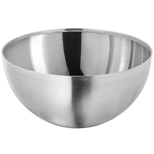 Space Home - Edelstahl Schüsseln - Mischschüssel - Rührschüssel, Salatschüssel, Servierschüssel, Metallschüsseln, Rührschüssel Set Edelstahl, Servierschüssel, Edelstahl Schüsseln - 24 cm von Space Home