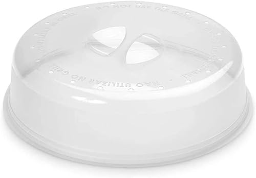 Space Home - Mikrowellen-Deckel - Mikrowellenabdeckhaube - BPA-frei - Transparent - Ø 26 cm von Space Home